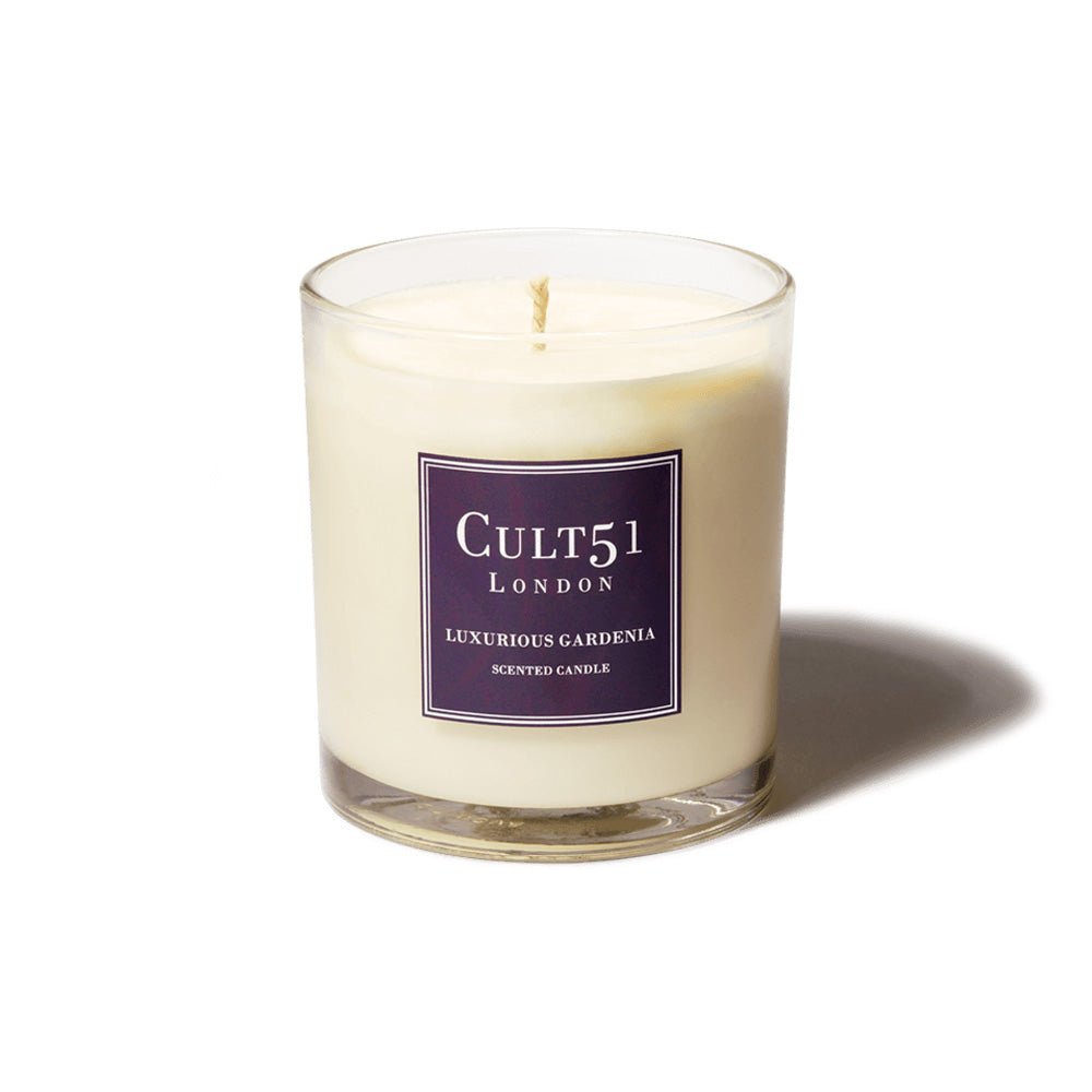 Luxurious Gardenia Scented Candle Purple - Cult51